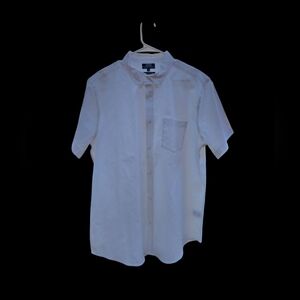 Men's White Short Sleeve Shirt